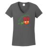 Ladies Heavy Cotton ™ 100% Cotton V Neck T Shirt Thumbnail