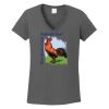 Ladies Heavy Cotton ™ 100% Cotton V Neck T Shirt Thumbnail