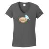 Ladies Heavy Cotton ™ 100% Cotton V Neck T Shirt Thumbnail