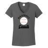 Ladies Heavy Cotton ™ 100% Cotton V Neck T Shirt Thumbnail