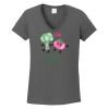 Ladies Heavy Cotton ™ 100% Cotton V Neck T Shirt Thumbnail