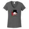 Ladies Heavy Cotton ™ 100% Cotton V Neck T Shirt Thumbnail