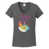 Ladies Heavy Cotton ™ 100% Cotton V Neck T Shirt Thumbnail