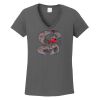 Ladies Heavy Cotton ™ 100% Cotton V Neck T Shirt Thumbnail