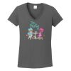 Ladies Heavy Cotton ™ 100% Cotton V Neck T Shirt Thumbnail