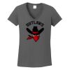 Ladies Heavy Cotton ™ 100% Cotton V Neck T Shirt Thumbnail