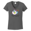 Ladies Heavy Cotton ™ 100% Cotton V Neck T Shirt Thumbnail