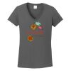 Ladies Heavy Cotton ™ 100% Cotton V Neck T Shirt Thumbnail