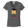 Ladies Heavy Cotton ™ 100% Cotton V Neck T Shirt Thumbnail