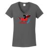 Ladies Heavy Cotton ™ 100% Cotton V Neck T Shirt Thumbnail