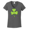 Ladies Heavy Cotton ™ 100% Cotton V Neck T Shirt Thumbnail