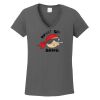 Ladies Heavy Cotton ™ 100% Cotton V Neck T Shirt Thumbnail