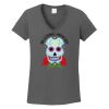 Ladies Heavy Cotton ™ 100% Cotton V Neck T Shirt Thumbnail