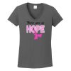 Ladies Heavy Cotton ™ 100% Cotton V Neck T Shirt Thumbnail