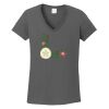 Ladies Heavy Cotton ™ 100% Cotton V Neck T Shirt Thumbnail