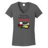 Ladies Heavy Cotton ™ 100% Cotton V Neck T Shirt Thumbnail