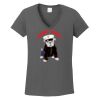 Ladies Heavy Cotton ™ 100% Cotton V Neck T Shirt Thumbnail