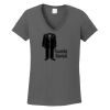 Ladies Heavy Cotton ™ 100% Cotton V Neck T Shirt Thumbnail