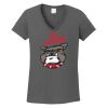 Ladies Heavy Cotton ™ 100% Cotton V Neck T Shirt Thumbnail