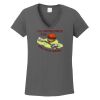 Ladies Heavy Cotton ™ 100% Cotton V Neck T Shirt Thumbnail
