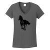 Ladies Heavy Cotton ™ 100% Cotton V Neck T Shirt Thumbnail