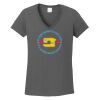 Ladies Heavy Cotton ™ 100% Cotton V Neck T Shirt Thumbnail