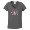 Ladies Heavy Cotton ™ 100% Cotton V Neck T Shirt Thumbnail