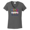 Ladies Heavy Cotton ™ 100% Cotton V Neck T Shirt Thumbnail