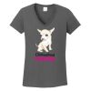Ladies Heavy Cotton ™ 100% Cotton V Neck T Shirt Thumbnail