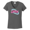 Ladies Heavy Cotton ™ 100% Cotton V Neck T Shirt Thumbnail