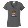 Ladies Heavy Cotton ™ 100% Cotton V Neck T Shirt Thumbnail