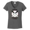 Ladies Heavy Cotton ™ 100% Cotton V Neck T Shirt Thumbnail