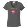 Ladies Heavy Cotton ™ 100% Cotton V Neck T Shirt Thumbnail