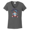 Ladies Heavy Cotton ™ 100% Cotton V Neck T Shirt Thumbnail
