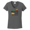 Ladies Heavy Cotton ™ 100% Cotton V Neck T Shirt Thumbnail