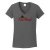 Ladies Heavy Cotton ™ 100% Cotton V Neck T Shirt Thumbnail