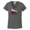 Ladies Heavy Cotton ™ 100% Cotton V Neck T Shirt Thumbnail