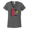 Ladies Heavy Cotton ™ 100% Cotton V Neck T Shirt Thumbnail