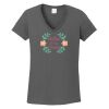 Ladies Heavy Cotton ™ 100% Cotton V Neck T Shirt Thumbnail