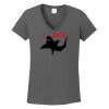 Ladies Heavy Cotton ™ 100% Cotton V Neck T Shirt Thumbnail