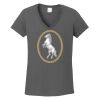 Ladies Heavy Cotton ™ 100% Cotton V Neck T Shirt Thumbnail