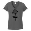 Ladies Heavy Cotton ™ 100% Cotton V Neck T Shirt Thumbnail