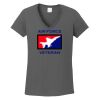 Ladies Heavy Cotton ™ 100% Cotton V Neck T Shirt Thumbnail