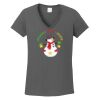 Ladies Heavy Cotton ™ 100% Cotton V Neck T Shirt Thumbnail
