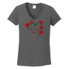 Ladies Heavy Cotton ™ 100% Cotton V Neck T Shirt Thumbnail