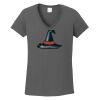 Ladies Heavy Cotton ™ 100% Cotton V Neck T Shirt Thumbnail