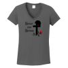 Ladies Heavy Cotton ™ 100% Cotton V Neck T Shirt Thumbnail