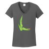 Ladies Heavy Cotton ™ 100% Cotton V Neck T Shirt Thumbnail