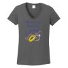 Ladies Heavy Cotton ™ 100% Cotton V Neck T Shirt Thumbnail