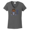 Ladies Heavy Cotton ™ 100% Cotton V Neck T Shirt Thumbnail